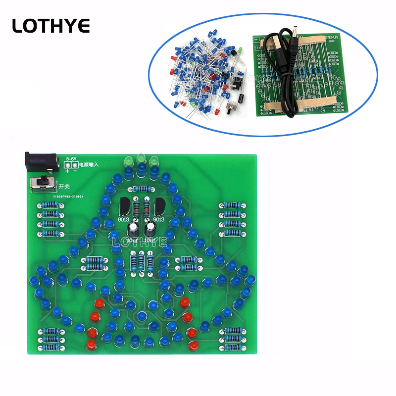Diy Electronics Project Kit - DC 3-5V Đèn LED Xoay Chuông