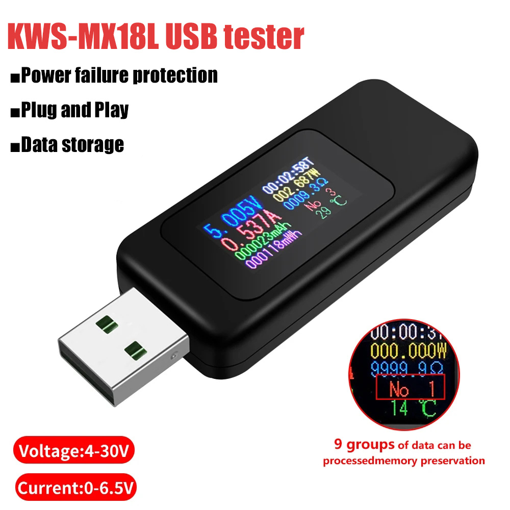 10 in 1 USB Tester DC Digital  - đánh giá và giá Logic Analyzer Usb